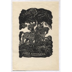 Axlibris von S. Mrożewski für M. Kossowska, ca. 1941.