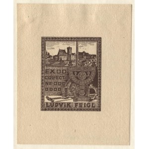 Exlibris R. Mękickiho pro L. Feigla, 1910.