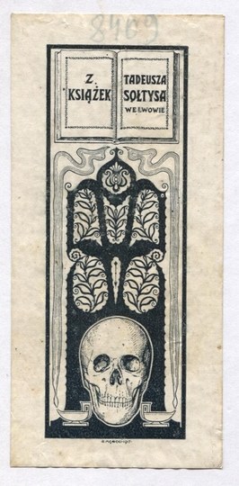 An ex-libris by R. Mękicki for T. Soltys.