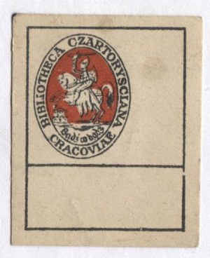 [Knižnica Czartoryských v Krakove]. Bibliotheca Czartorysciana Cracoviae.