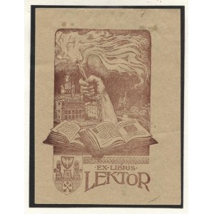 [LIBRARY of the Literary Institute Lektor in Poznan]. Ex libris Lektor.