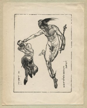 L'ex-libris de K. Brandl pour S. Czarnowski dans une gravure sur bois de 1909.