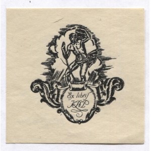 Exlibris J. Hoppena pre K. N. P., 1923.