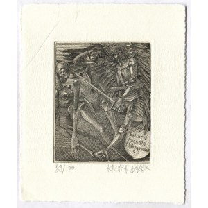 An etching by K. Bozek for M. Maksymiuk in an etching from 2006.