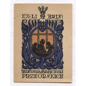 Autoexlibris T. Przeorského spred roku 1928.