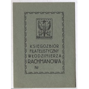(RACHMANOW Wlodzimierz). Die philatelistische Büchersammlung von Vladimir Rachmanov.