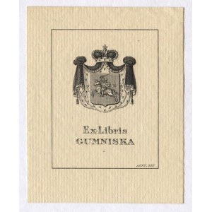 [SANGUSZKOWIE]. Ex-Libris Gumniska.