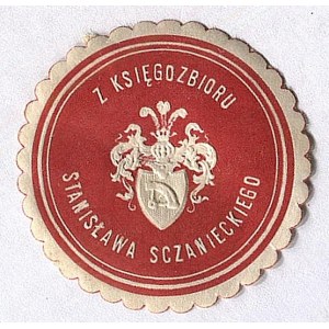 [SCZANIECKI Stanisław]. Dalla collezione di libri di Stanisław Sczaniecki.