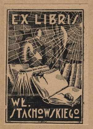 Exlibris von W. Boratyński für S. Stachowski, 1935.