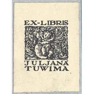 Ekslibris J. Toma dla J. Tuwima.