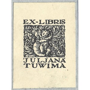Ein Exlibris von J. Tom für J. Tuwim.