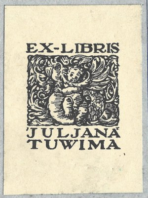 An ex-libris by J. Tom for J. Tuwim.