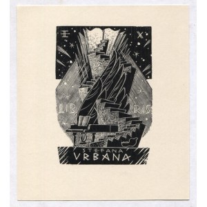 Ex-libris of T. Cieslewski son for S. Urban.