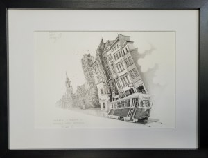 Maya Wolf, Souvenirs de Toruń IV. Départ de l'hôtel de ville S