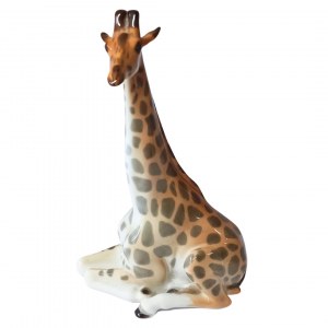 Porcelain giraffe, Lomonosov, USSR