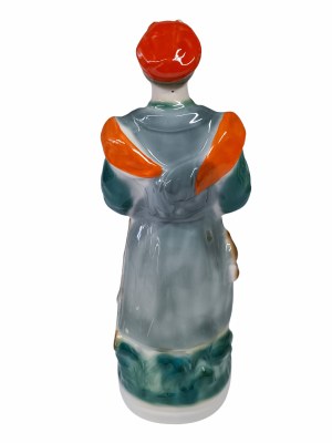 Bottiglia con statuetta Ostap, disegno di Viktor Vasilievich Danilchuk (1967-), Fabbrica di Ceramica Artistica di Polonsk, Polonsk, 1999