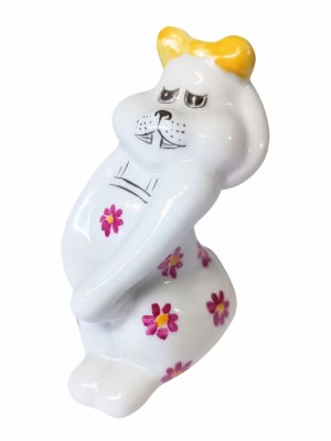 Porcelanowy króliczek, Sumska Fabryka Porcelany SFZ, Sumy, 1999
