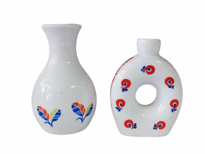 Composition en porcelaine, conçue par N. Voronizhka-Gonzalez, Kiev Experimental Ceramic and Art Factory KEKHZ, 1968