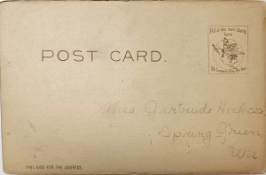 Carte postale d'époque, États-Unis