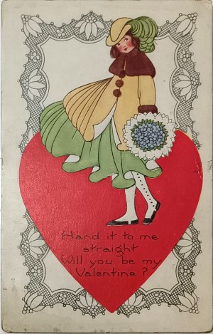 Vintage pohlednice, USA, 1923