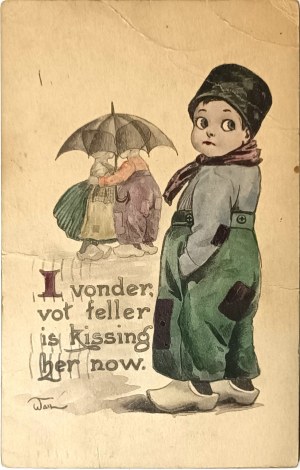 Cartolina d'epoca, USA, 1912