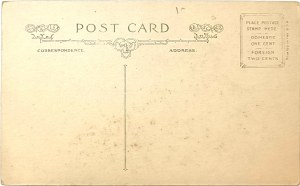 Vintage pohlednice, USA, počátek 20. století.