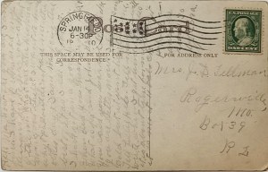 Cartolina d'epoca, USA, 1910