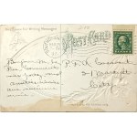 Vintage postcard, USA, 1921