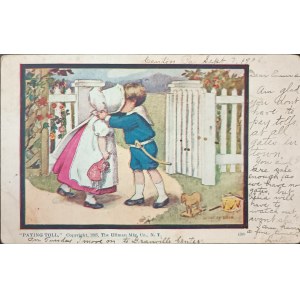 Cartolina d'epoca, USA, 1906