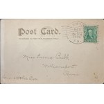 Cartolina d'epoca, USA, 1906