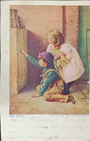 Vintage postcard, USA, 1907