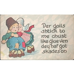 Vintage postcard, USA, early 20th century.