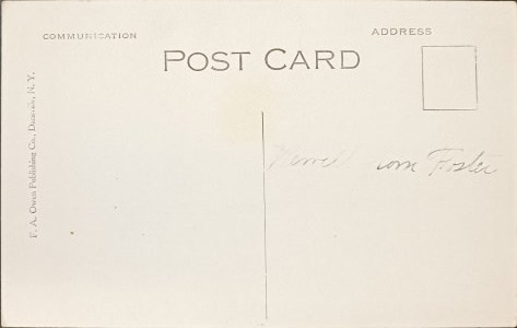Cartolina postale pasquale d'epoca, Stati Uniti, inizio XX secolo.