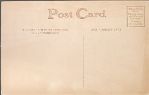 Klasická pohľadnica, USA, začiatok 20. storočia.