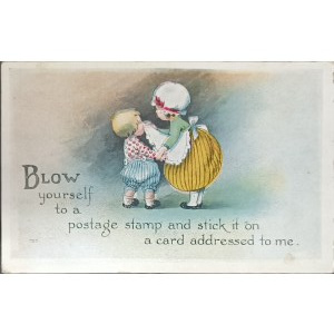 Vintage postcard, USA, early 20th century.