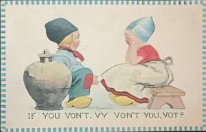 Vintage pohlednice, USA, 1912