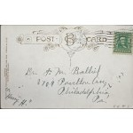 Vintage postcard, USA, 1908