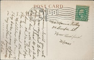 Pocztówka vintage, USA, 1913
