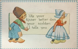 Vintage postcard, USA, 1912