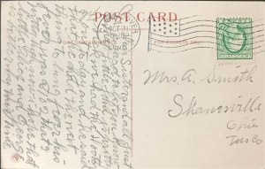 Pocztówka vintage, USA, 1912