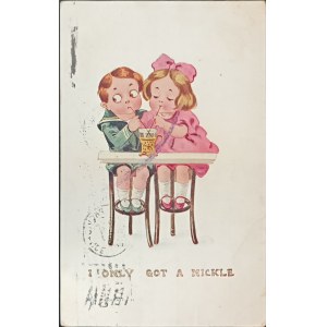 Vintage postcard, USA, 1913