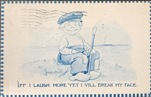 Vintage postcard, USA, 1912