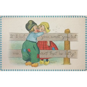 Vintage postcard, USA, early 20th century.