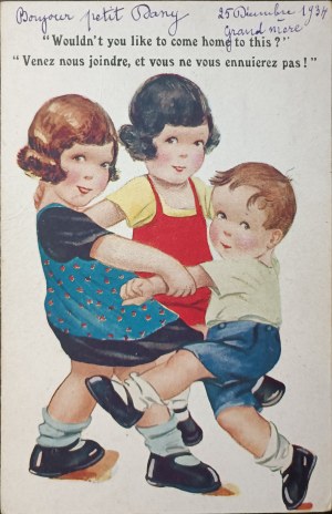 Alte Postkarte, Vereinigtes Königreich, 1934