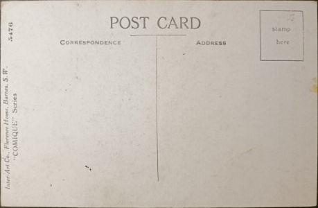 Vintage postcard, United Kingdom, 1934