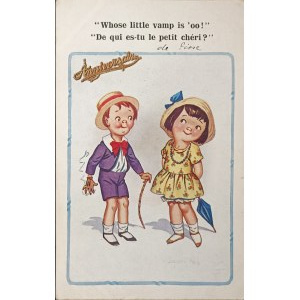 Vintage postcard, United Kingdom, early 20th century.