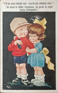 Vintage pohlednice, Velká Británie, počátek 20. století.