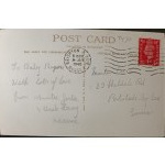Birthday vintage postcard, United Kingdom, 1940
