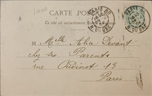 Pocztówka vintage, Francja