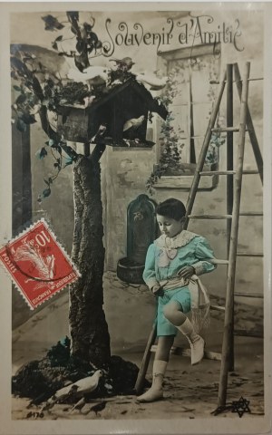 Alte Postkarte, Frankreich, 1909